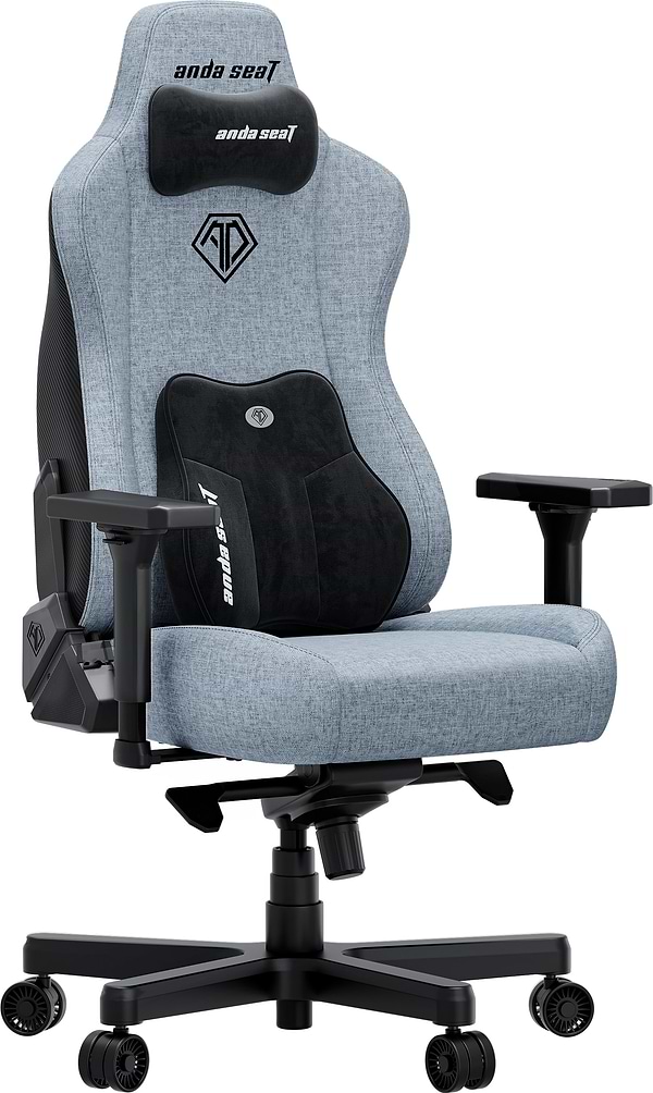 Фото - Крісло для геймерів Anda Seat Kaiser 3E XL Gray Blue Fabric (AD23YC-XL-09-T-CF-T01)