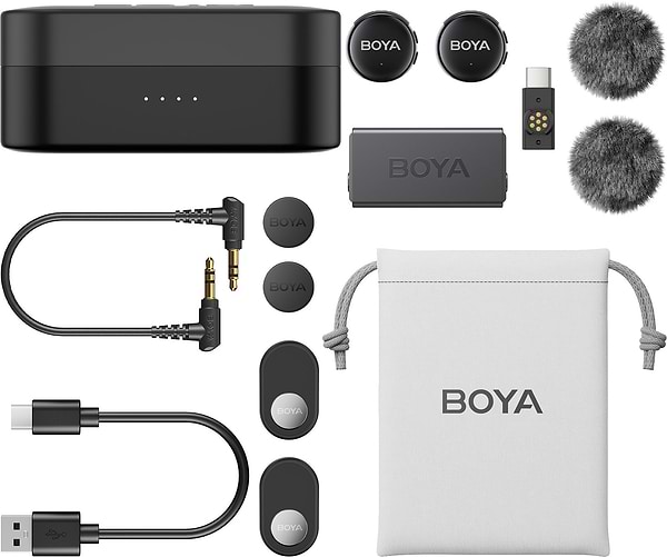 Фото - Микрофон для смартфона Boya LINK 3-02 Type-C/TRS Black