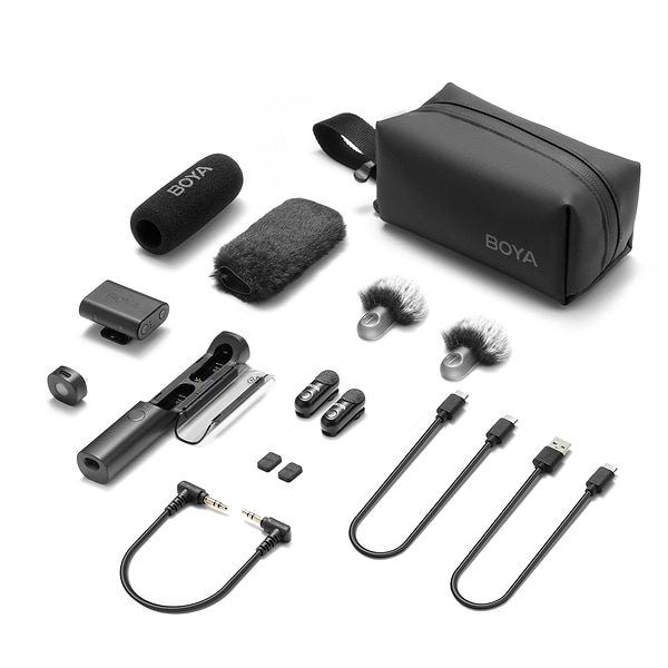 Фото - Мікрофон для смартфона Boya Magic-07 Type-C/TRS Black