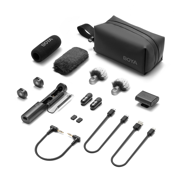 Фото - Мікрофон для смартфона Boya Magic-07 Type-C/Lightning Black