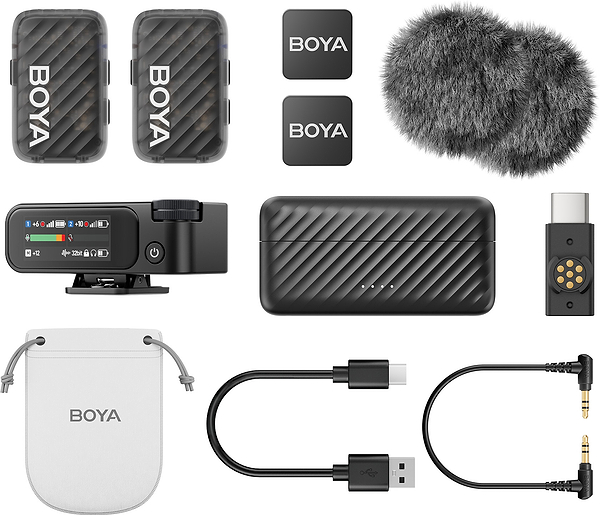 Фото - Микрофон для смартфона Boya MIC 2-02 Type-C/TRS Black