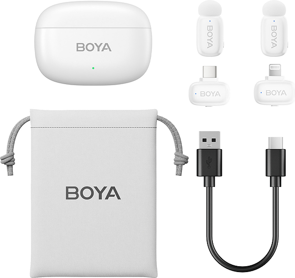 Фото - Мікрофон для смартфона Boya mini-13 Type-C/Lightning White