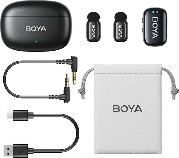 Фото - Мікрофон для смартфона Boya mini-18 TRS for camera Black