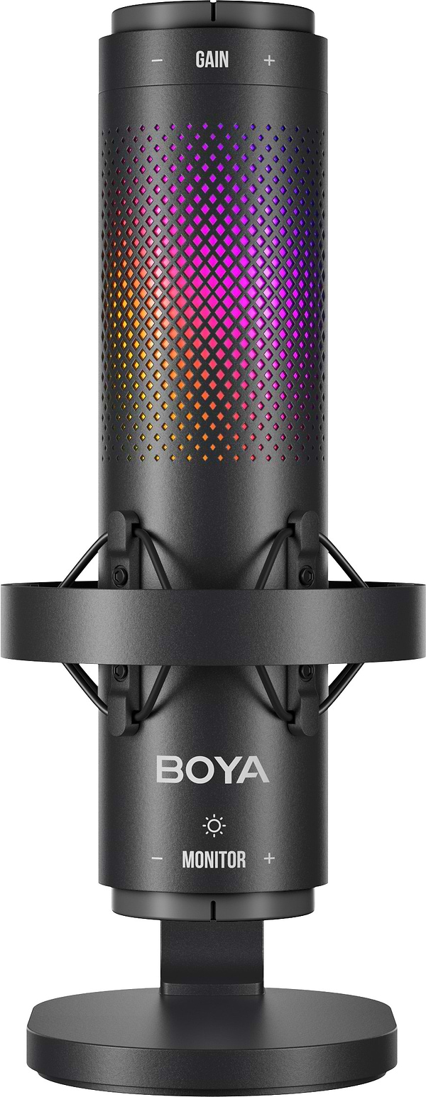Фото - Микрофон для компьютера проводной Boya K9 RGB Black