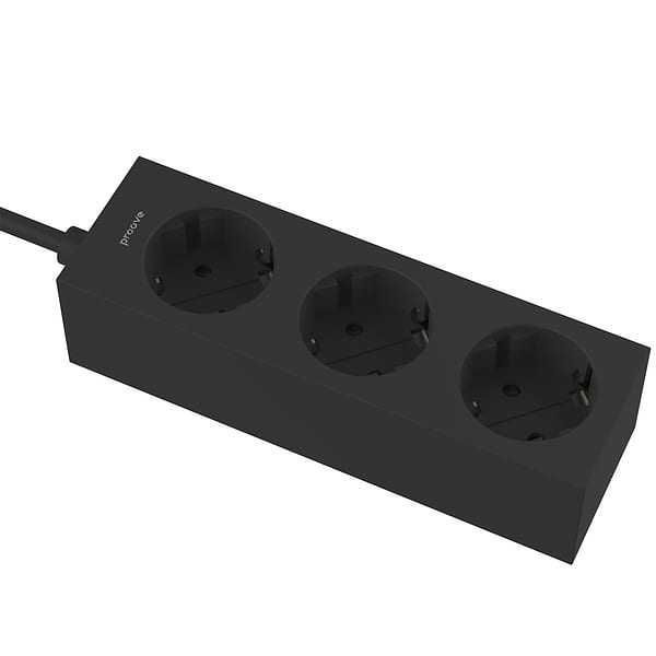 Фото - Сетевой фильтр Proove Magnet Strip (3xAC) 1.6m Black (PSMS25000001)