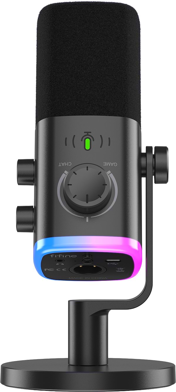 Фото - Мікрофон для компьютера Fifine AM9 XLR/USB Black