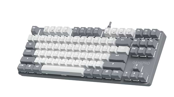 Фото - Клавиатура проводная GamePro Genesis Metallic Outemu Red Swithes USB Gray (MK110G)