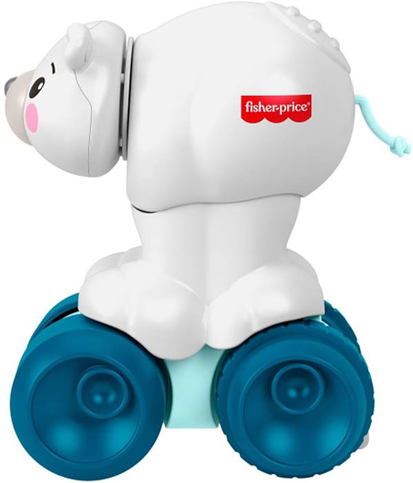 Фото - Интерактивная каталка Fisher-Price Полярный мишка Ползи за мной (JDL63)