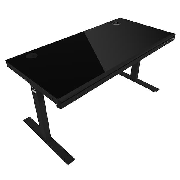 Фото - Стіл комп'ютерний Lorgar PRO 80G Glass Black (LRG-DP80G)