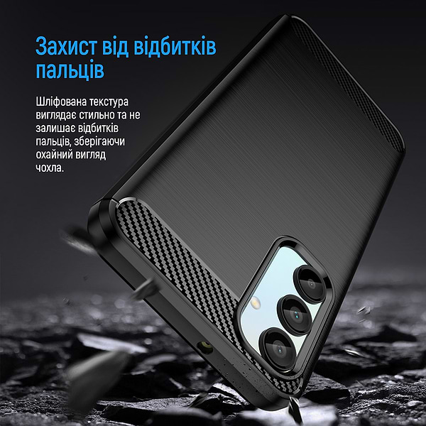 Фото - Чохол для смартфону Colorway TPU Сarbon for Samsung Galaxy A37, black (CW-CTCbSGA376-BK)