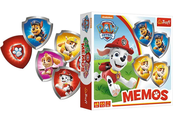 Фото - Настільна гра (3-4 роки) Trefl MEMOS Disney Щенячий патруль (24906)