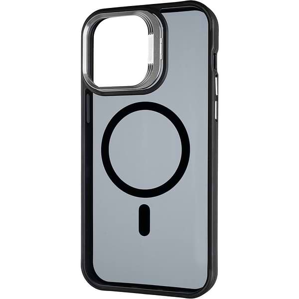 Фото - Чохол для смартфону Gelius Elegant Bumper Case Camera stand MagSafe for iPhone 15 Pro Black (98620)