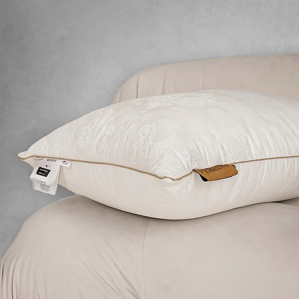 Фото - Подушка стандартна MirSon №15-86 Ferrero Бавовна Vanilla середня 50х70 (2200011167442)