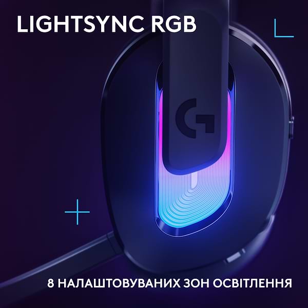 Фото - Гарнітура бездротова ігрова Logitech G522 LightSpeed Wireless Gaming Headset Black (981-001544)