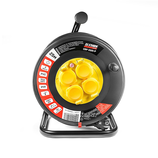 Фото - Подовжувач 220В Stark CRP 1525-P 4р 25m (242000001)