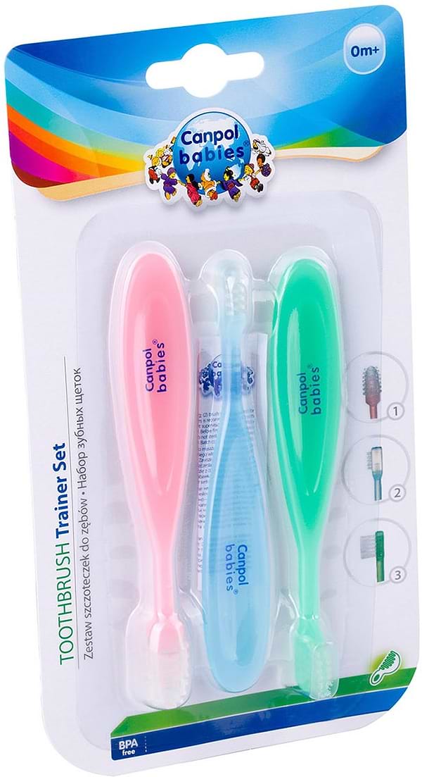 Фото - Зубная щетка мануальная детская Canpol babies Набор 3 шт. (2/421)