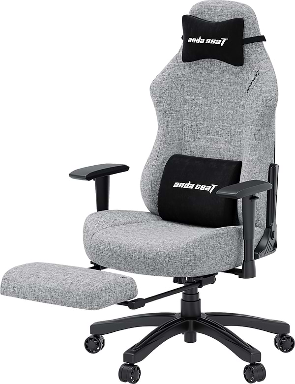 Фото - Кресло для геймеров Anda Seat Luna Pro Size L Gray Fabric (AD18T-44-G-F)