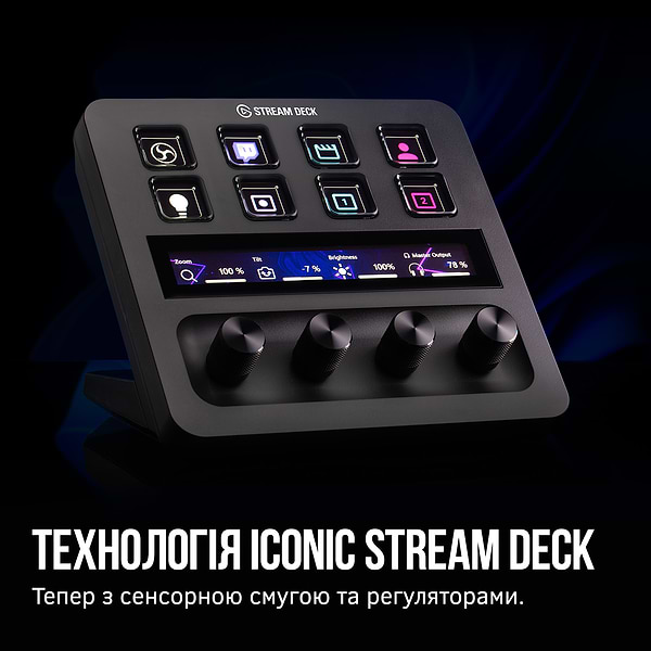 Фото - Пульт управления трансляцией Elgato Stream Deck + (10GBD9901)