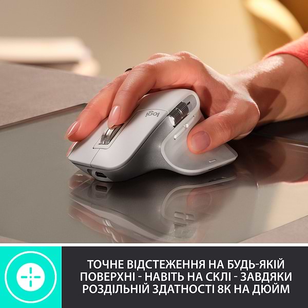 Фото - Миша бездротова Logitech MX Master 3S Performance Pale Grey (910-006560)