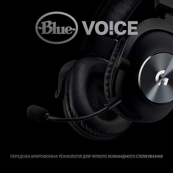 Фото - Гарнитура проводная игровая Logitech G PRO X Gaming Headset Black USB Stand (991-000358)