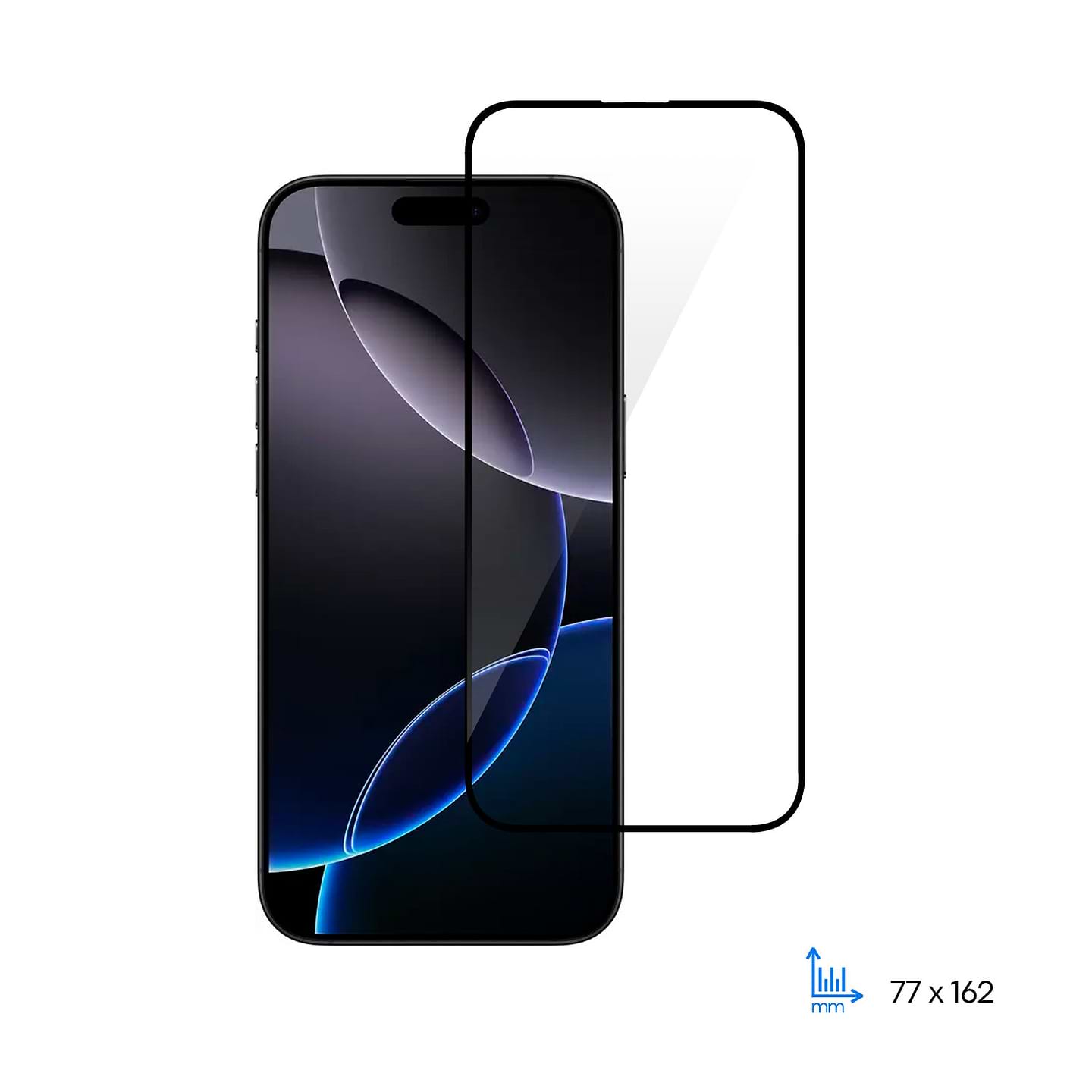 Защитное стекло для смартфона 2E Apple iPhone 16 Pro Max (6.9), 2.5D FCFG, (1 Pack) черная рамка (2E-IP-16PM-6.9-SMFCFG-BB)