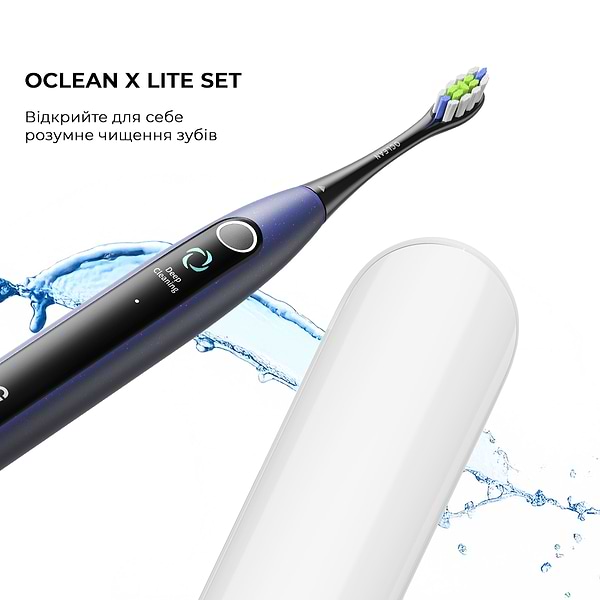 Фото - Зубна щітка електрична Oclean X Lite Set Blue (6970810556407)