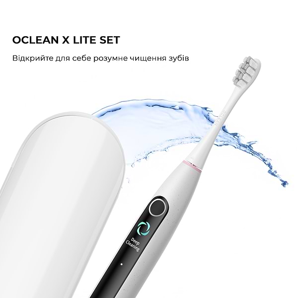 Фото - Зубная щетка электрическая Oclean X Lite Set Grey (6970810556414)