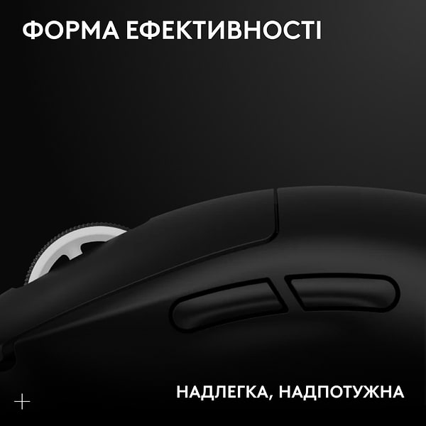 Фото - Миша бездротова ігрова Logitech G Pro X Superlight 2 LightSpeed Black (910-006630)