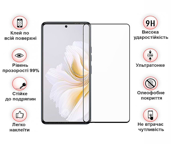 Фото - Захисне скло для смартфону BeCover for Tecno Camon 20 (CK6) / 20 Pro (CK7n) Black (709745)