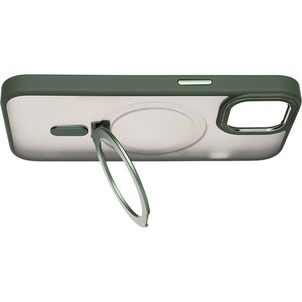 Фото - Чохол для смартфону Gelius Bumper Case MagSafe Stand for iPhone 15 Green (94470)