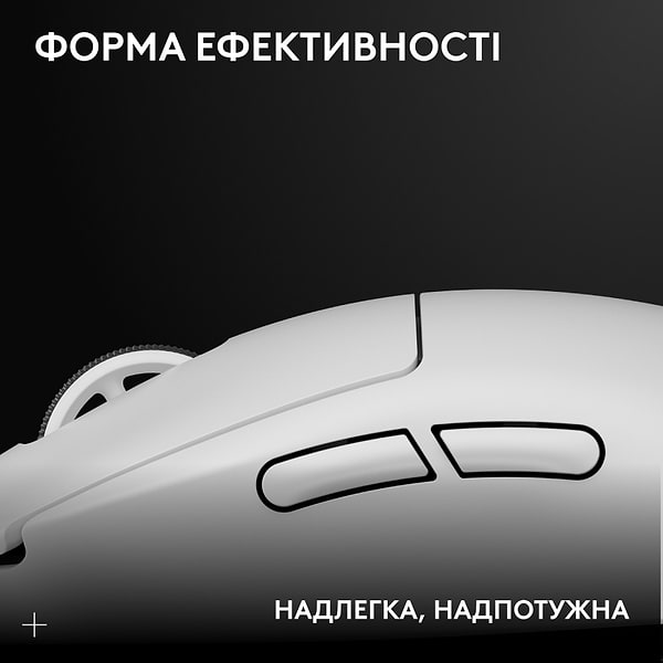 Фото - Миша бездротова ігрова Logitech G Pro X Superlight 2 LightSpeed White (910-006638)