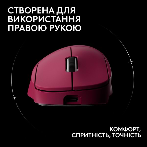 Фото - Миша бездротова ігрова Logitech G Pro X Superlight 2 DEX LightSpeed Pink (910-007373)