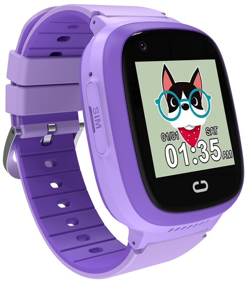 Фото - Детские часы Canyon Sunny KW-48 Video 4G GPS Games Music Violet (CNE-KW48VL)