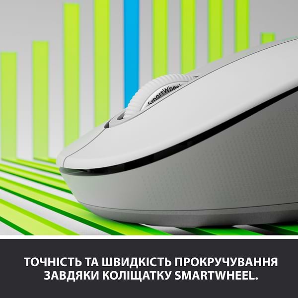 Фото - Миша бездротова Logitech Signature M650 L Wireless Mouse Off-White (910-006238)