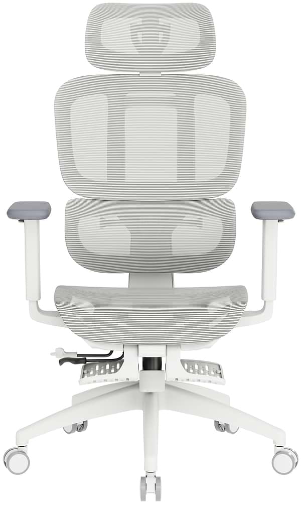 Фото - Кресло офисное OfficePro Skyline Footrest (OC750-W-LG-LG) White/Light Gray