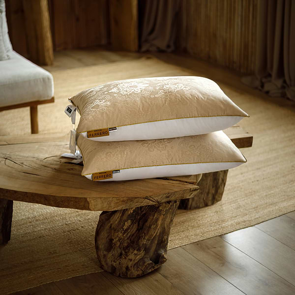 Фото - Подушка стандартная MirSon №15-07 Ferrero Gold 60х60 см (2200011164069)