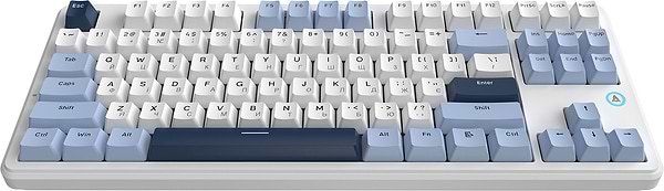 Фото - Клавиатура проводная игровая Ajazz AK870 V2 Flying Fish Switch White USB-C (AK870-V2-FF-BWB)