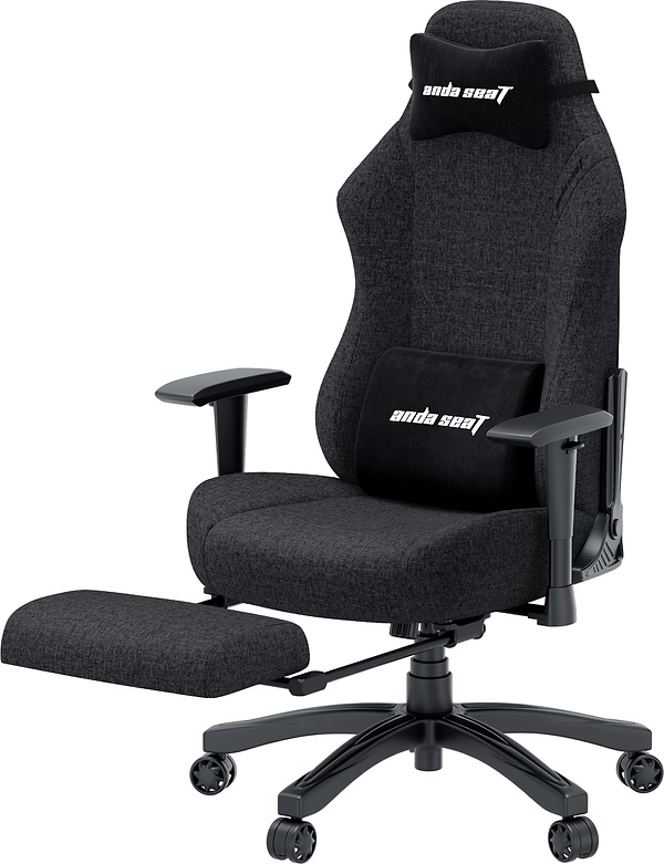 Фото - Крісло для геймерів Anda Seat Luna Pro Size L Dark Gray Fabric (AD18T-44-GB-F)