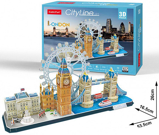 Фото - 3D-пазли Cubic Fun City Line ''London'' (MC253h)