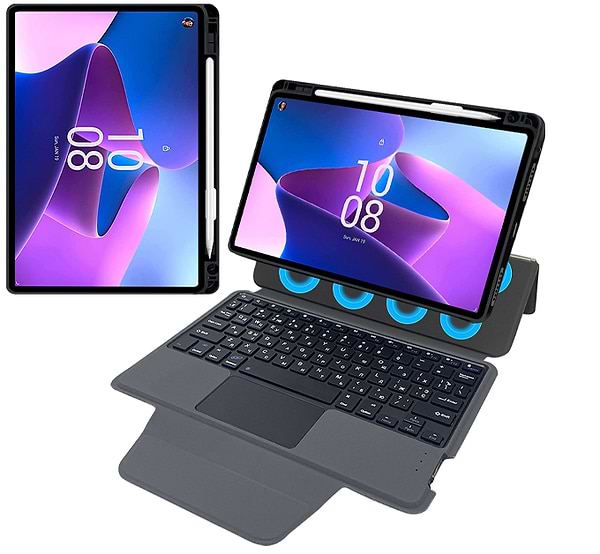 Фото - Чохол для планшету AIRON Premium for Lenovo tab M10 Plus 3Gen 2022 10.6 з інтегрованою клавіатурою (4822352781100)