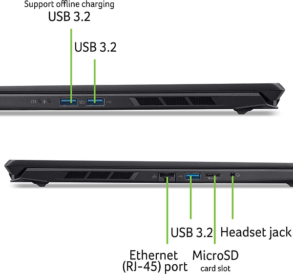 Фото - Ноутбук игровой Acer Nitro V 16S ANV16S-71 (NH.U27EU.003) Black