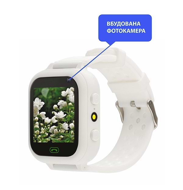 Фото - Дитячий годинник AmiGo GO009 Camera+LED WIFI White