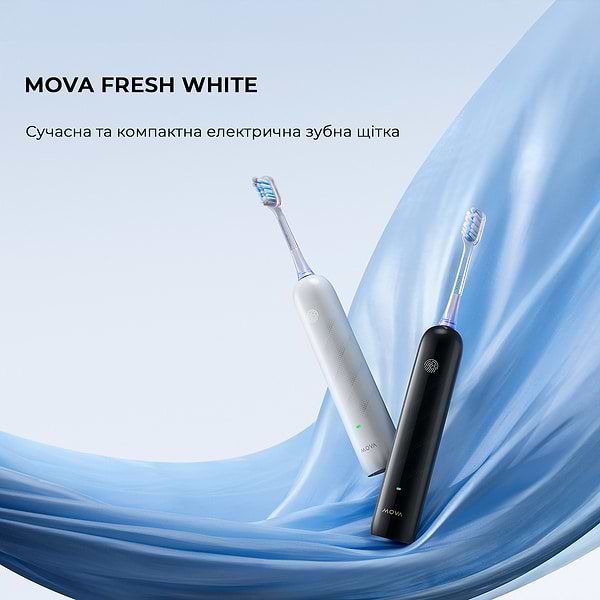 Фото - Зубна щітка електрична Mova Fresh White (ATB13A-WH)