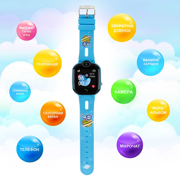 Фото - Дитячий годинник Aura A300 Tracker Blue (AUR-A300-BL)