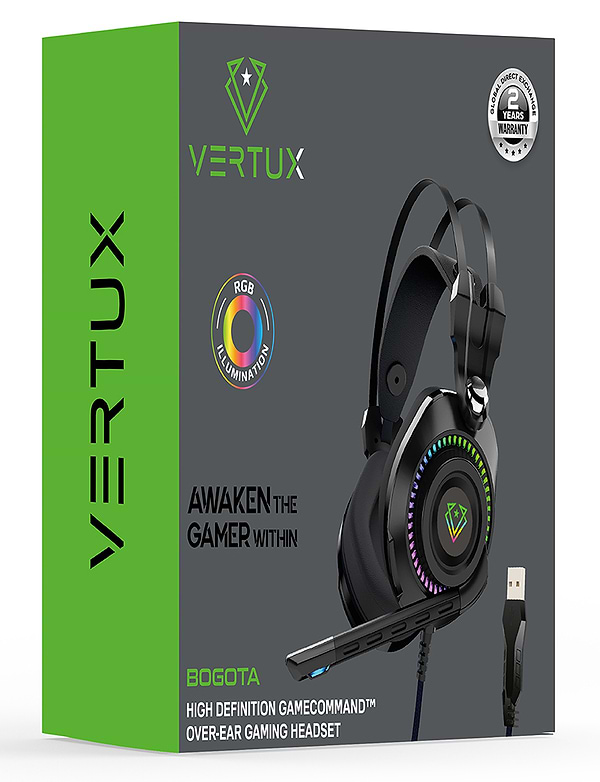 Фото - Гарнитура проводная игровая Vertux Bogota.Black
