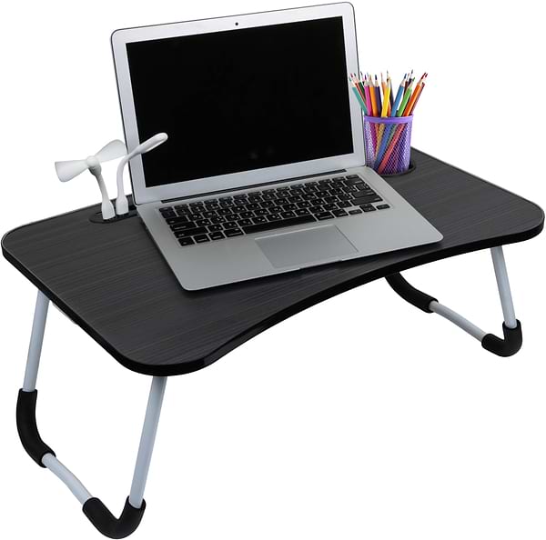 Фото - Стіл для ноутбука Dyxon Transformix 2 USB LED Fan Black Wood (DXN-snb-tmx2bwd)