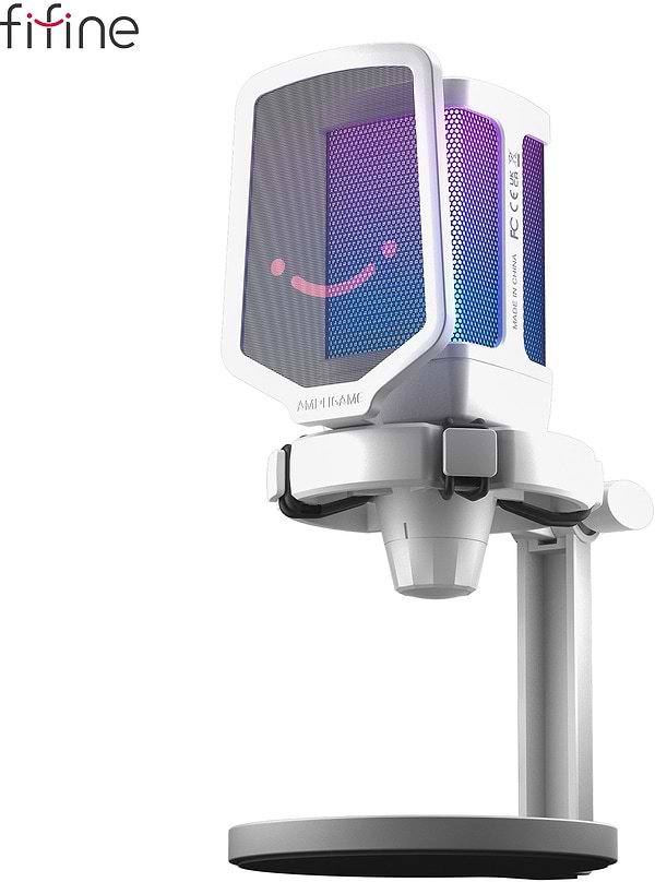 Фото - Микрофон для компьютера проводной Fifine Q6W USB White