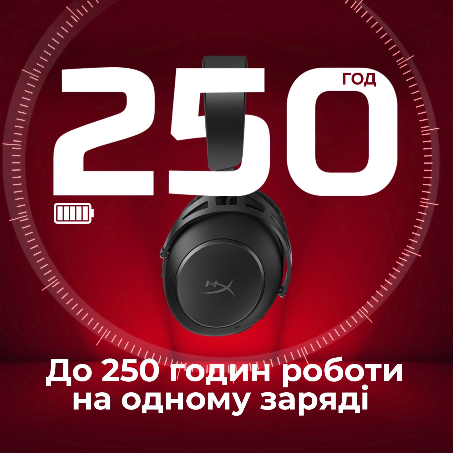 Фото - Гарнітура бездротова ігрова HyperX Cloud Alpha 2 Wireless Black (AJ5C7AA)
