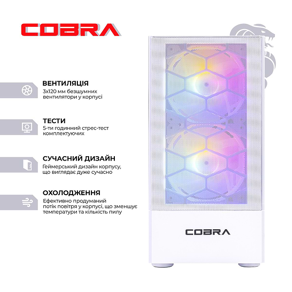 Фото - Системний блок Cobra Gaming (I114F.16.S5.36.F17723)