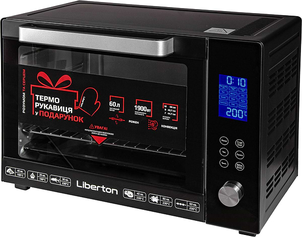 Фото - Піч електрична Liberton LEO-601E Black